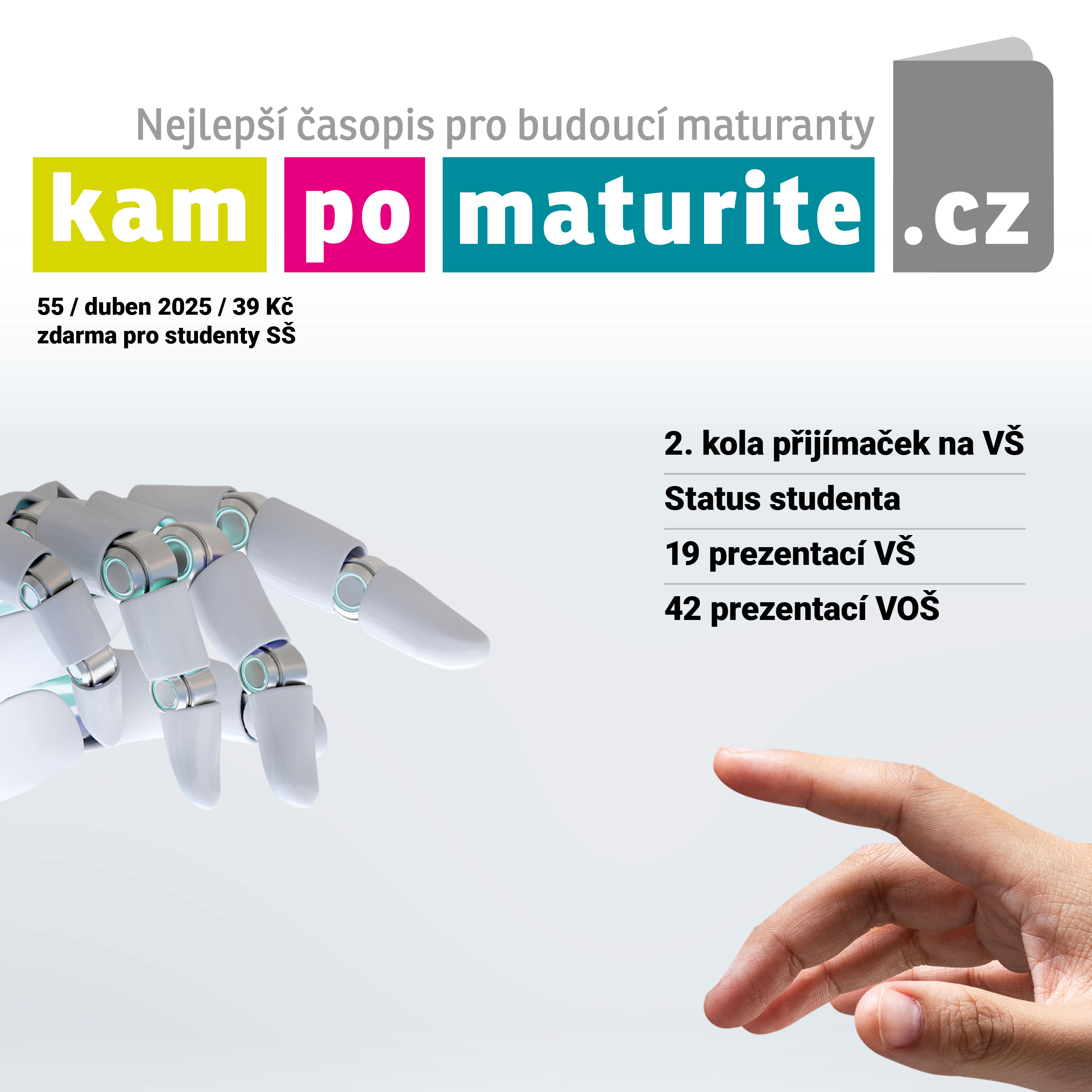 časopis KamPoMaturitě.CZ 55 titulka čtverec